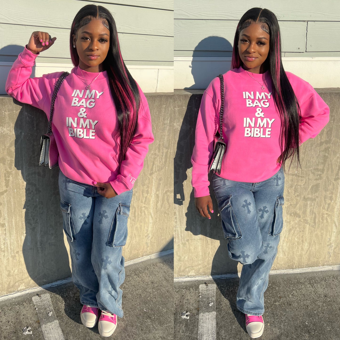In My Bag Pink Sweatshirt