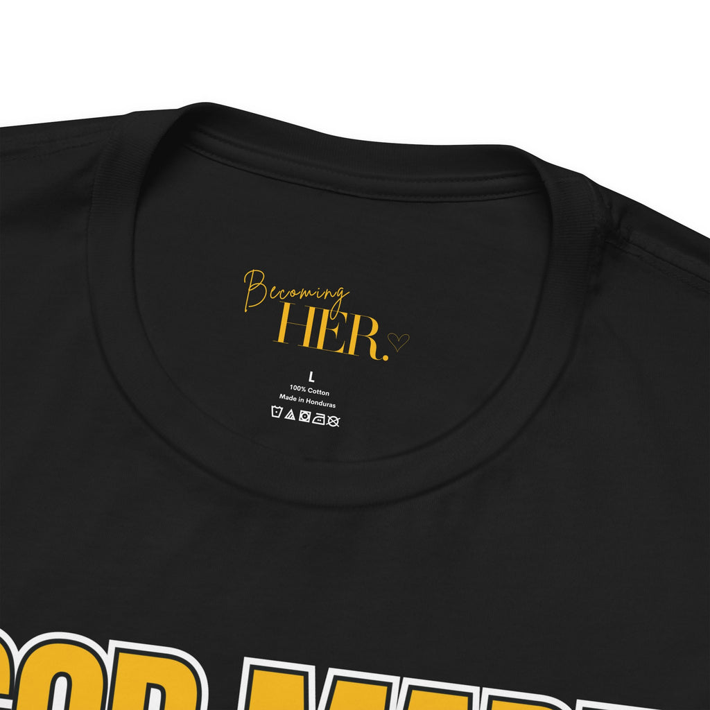 God Made Jesus Saved T-Shirt | Banana Yellow