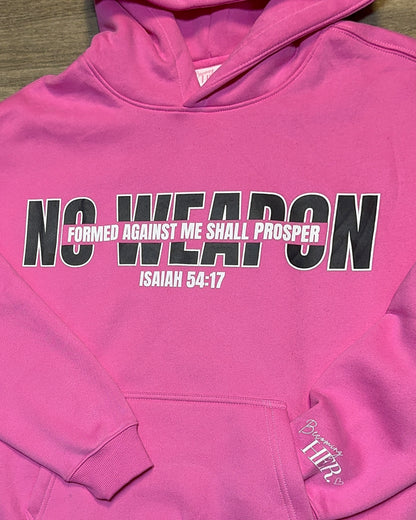 No Weapon | Pink Hoodie