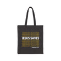 Yellow Jesus Saves Tote Bag