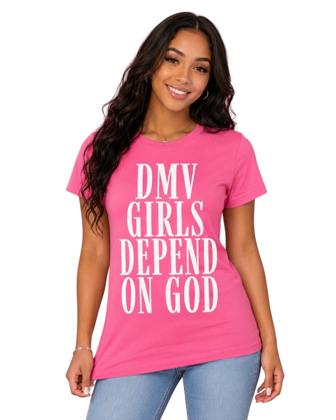 DMV Girls Depend On God Tee