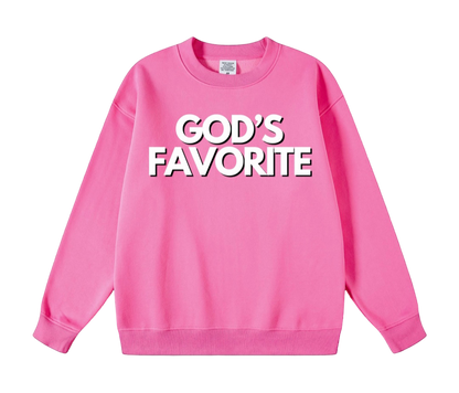 God’s Fav Pink Sweatshirt