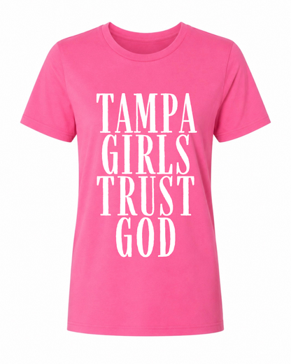 Tampa Girls Trust God Tee