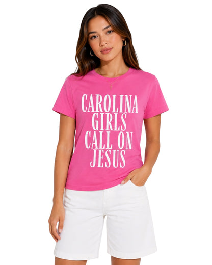 Carolina Girls Call on Jesus Tee