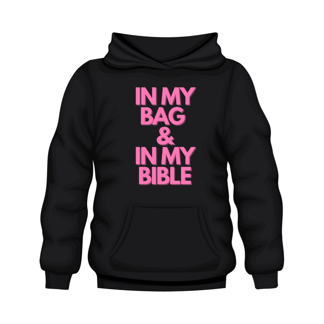In My Bag Black Hoodie