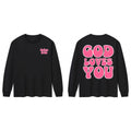God Loves You Black T-Shirt