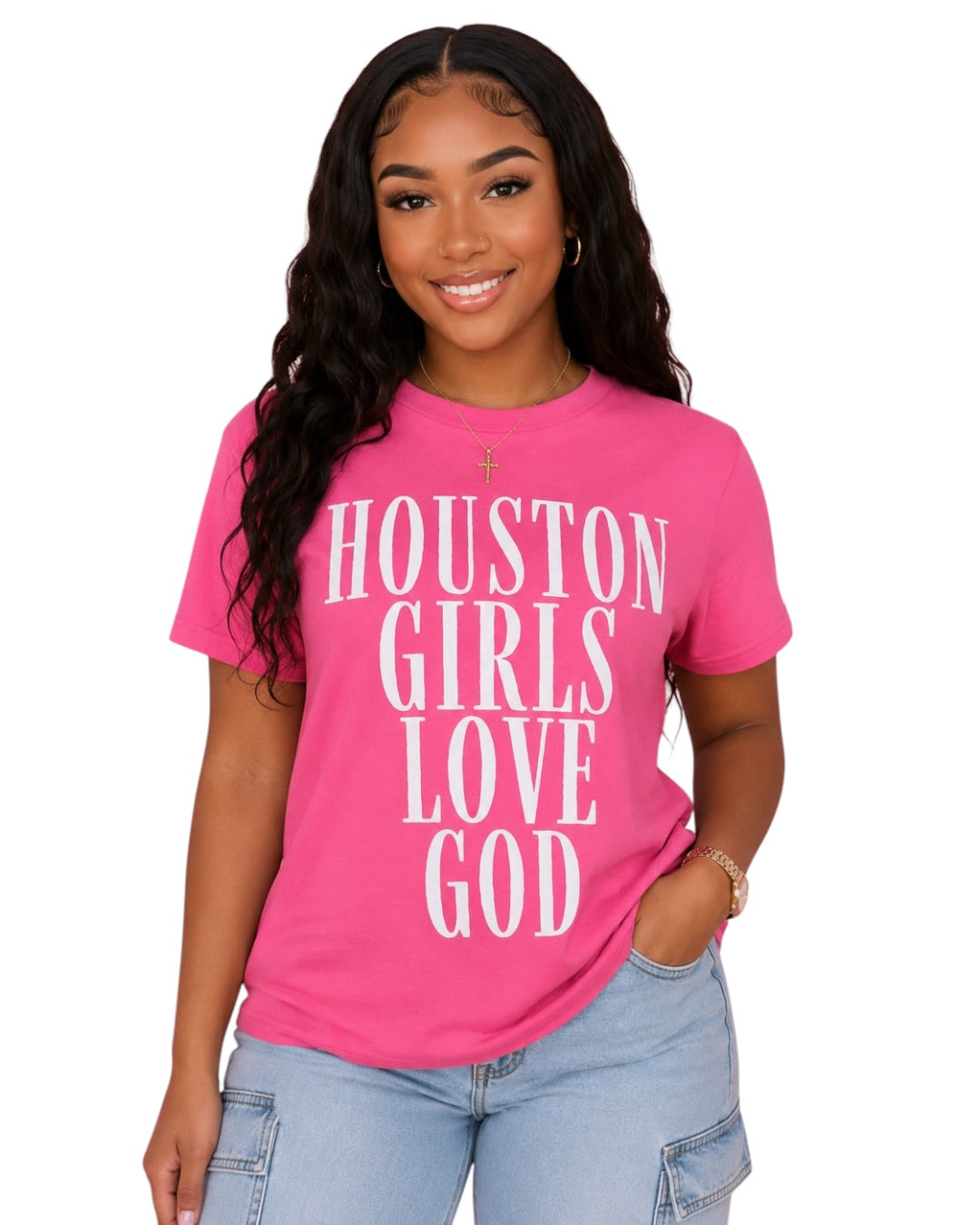 Houston Girls Love God Tee