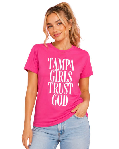Tampa Girls Trust God Tee