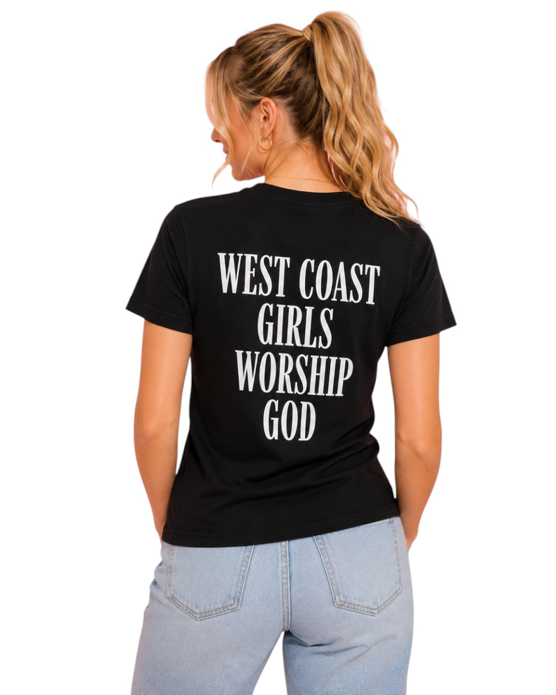 West Coast Girls Worship God Tee