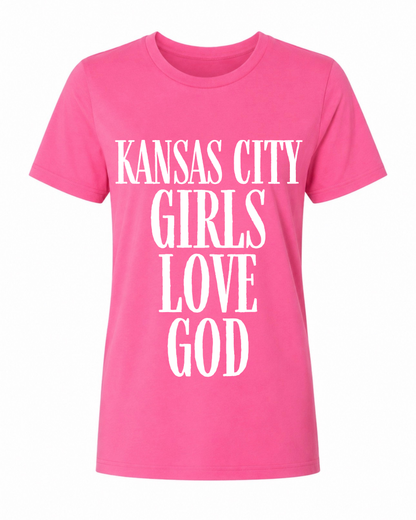 Kansas City Girls Love God Tee