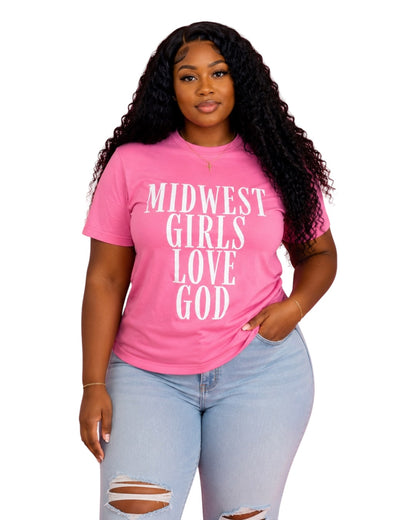 Midwest Girls Love God Tee