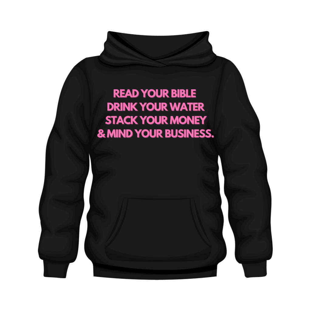 Read Your Bible Black Hoodie
