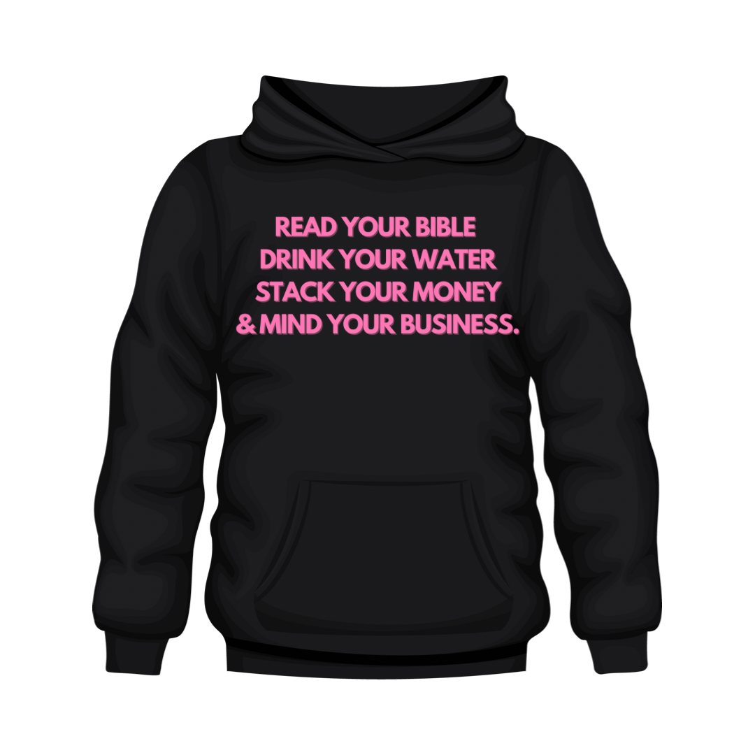 Read Your Bible Black Hoodie