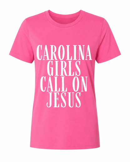 Carolina Girls Call on Jesus Tee