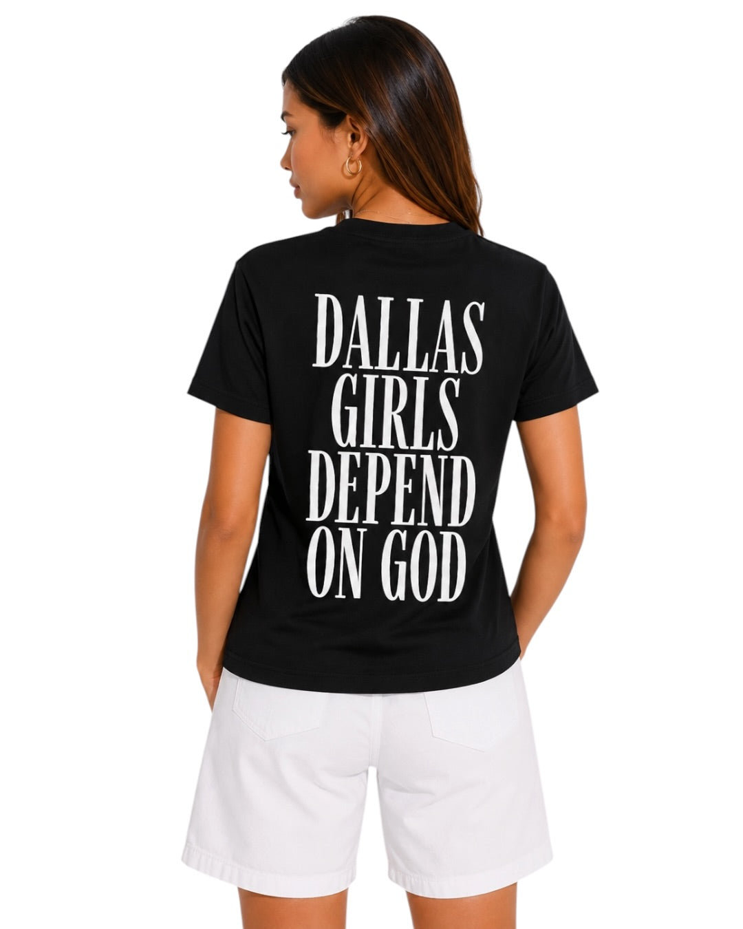 Dallas Girls Depend on God Tee