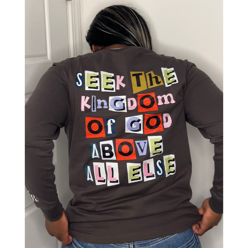 Matthew 6:33 Gray T-Shirt