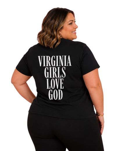 Virginia Girls Love God Tee