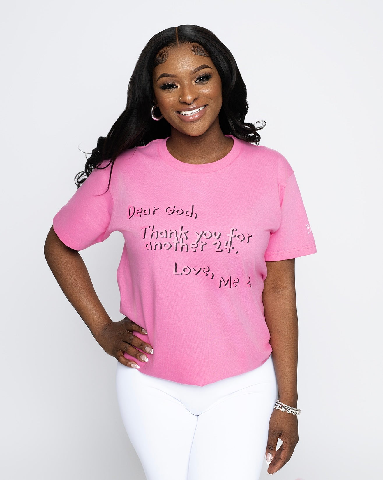 Dear God | Pink T-Shirt
