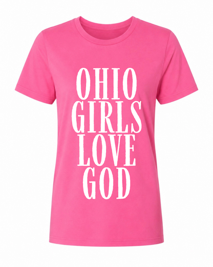 Ohio Girls Love God Tee