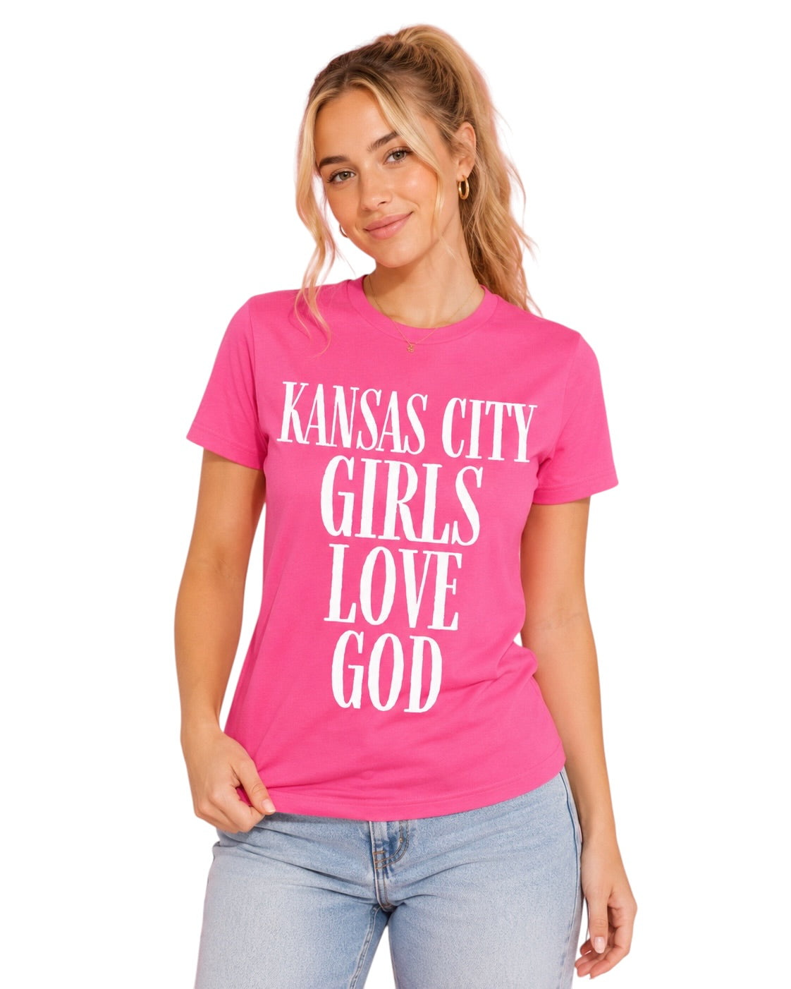 Kansas City Girls Love God Tee