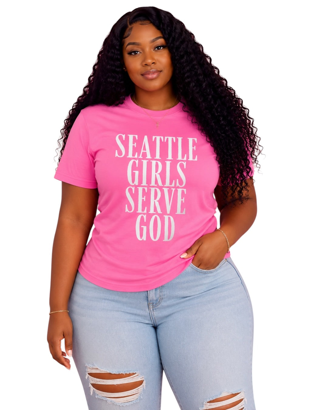 Seattle Girls Serve God Tee
