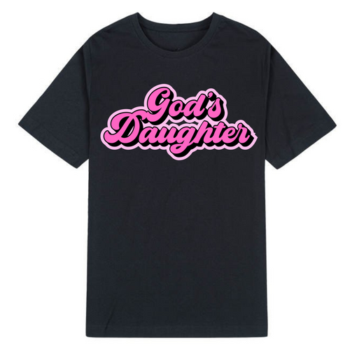 God’s Daughter | Black T-Shirt